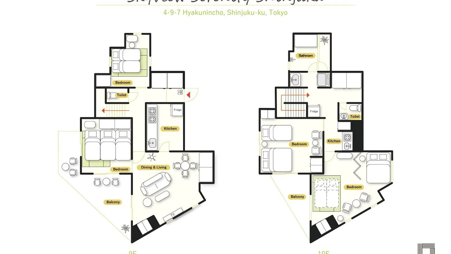 Skyview Serenity Duplex Shinjuku 東京都 0*,  日本